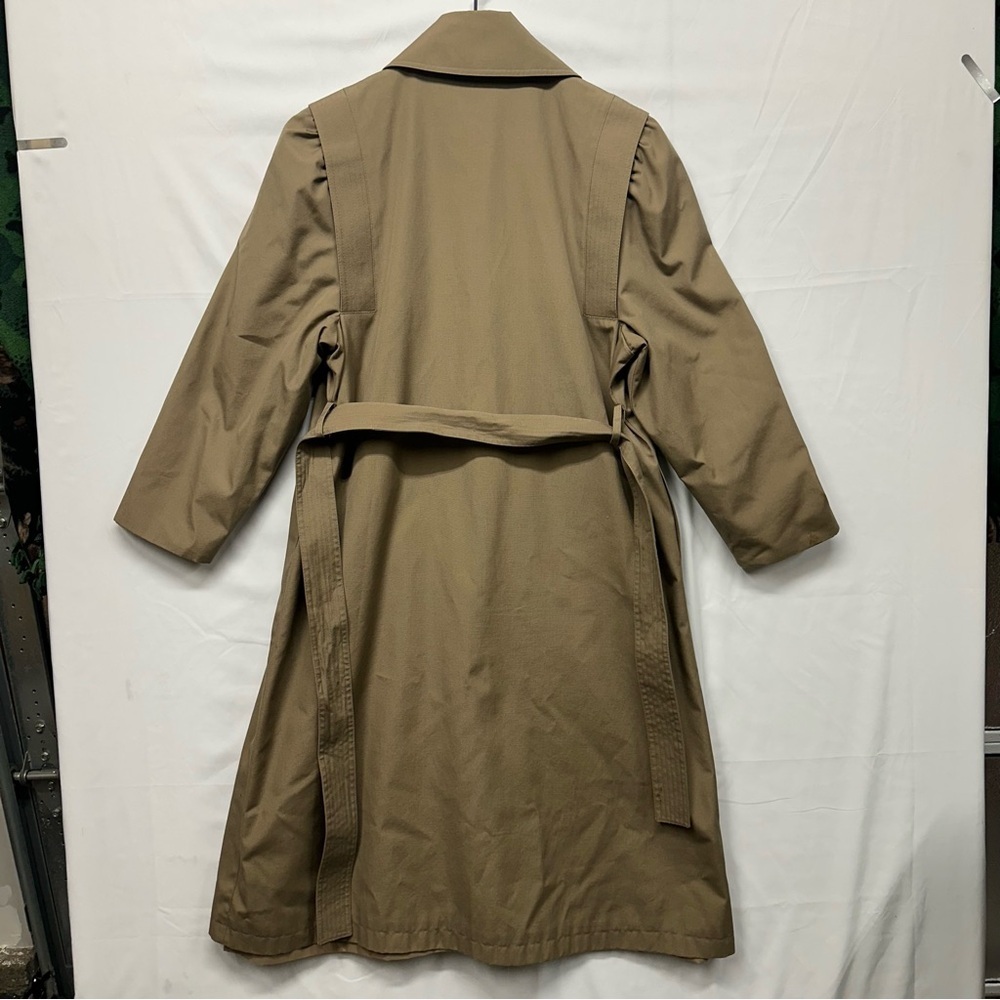 Women’s Vintage Trench Coat khaki Size 12 - Picture 2 of 6